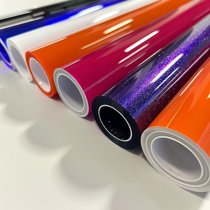 closeup-seven-upright-rolls-premium-cloth_1106493-297910