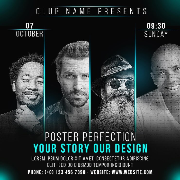 club-event-conference-square-flyer_70637-2166