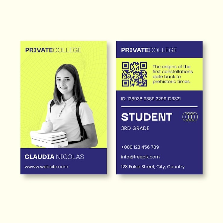 college-id-card-template-design_742173-23130