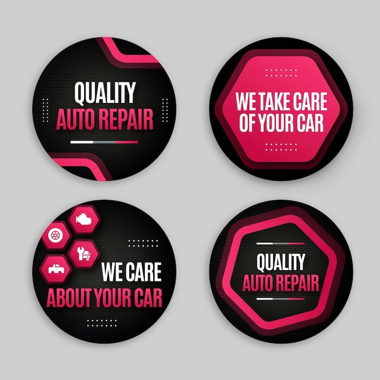 gradient-mechanical-service-labels-template_23-2150090799