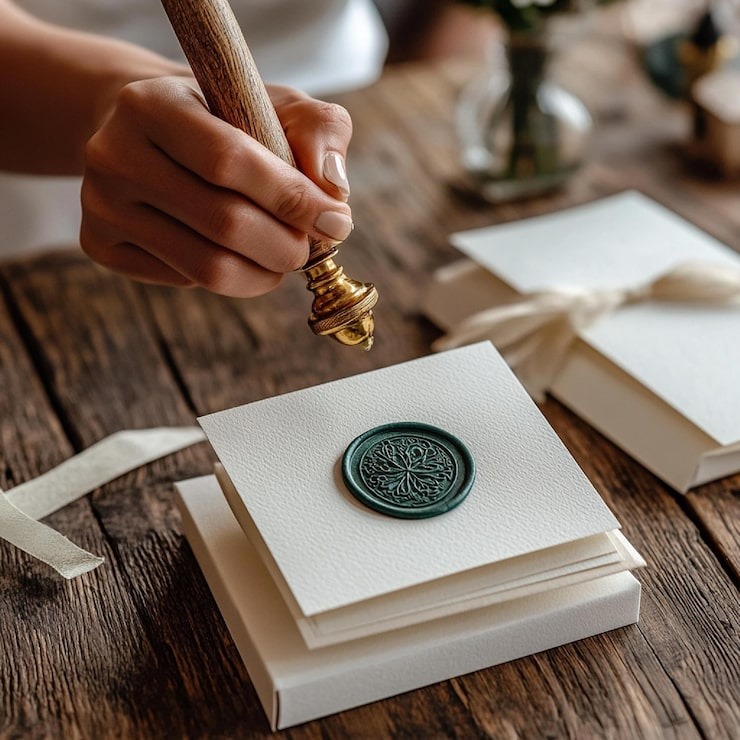 image-wedding-invitation-being-assembled-with-decorative-ribbon-wax-seal_1314467-13866
