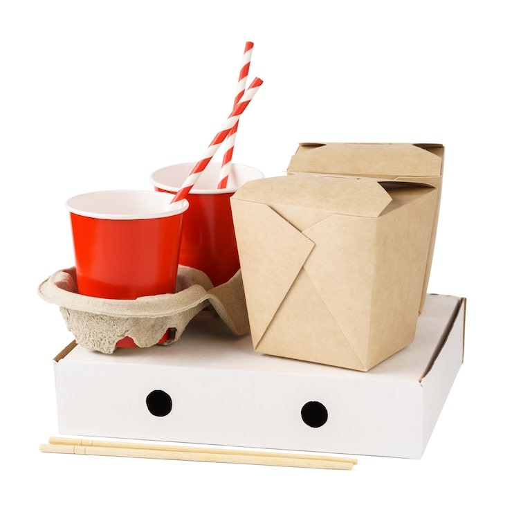 various-cardboard-containers-food-delivery-kraft-paper-cups-boxes-takeaway-food-eco-friendly-packaging_98936-95