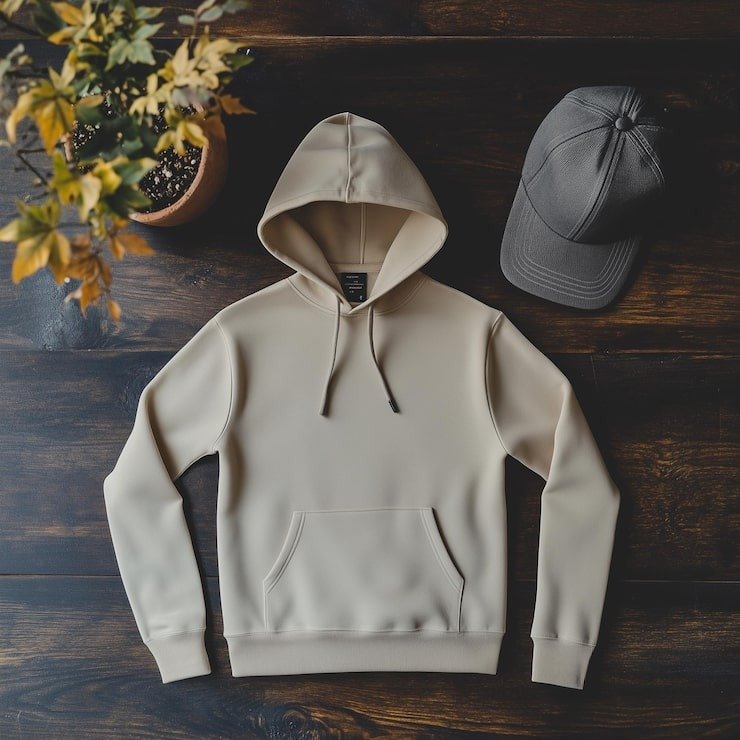 beige-hoodie-mockup-sits-dark-oak-surface_691267-1768