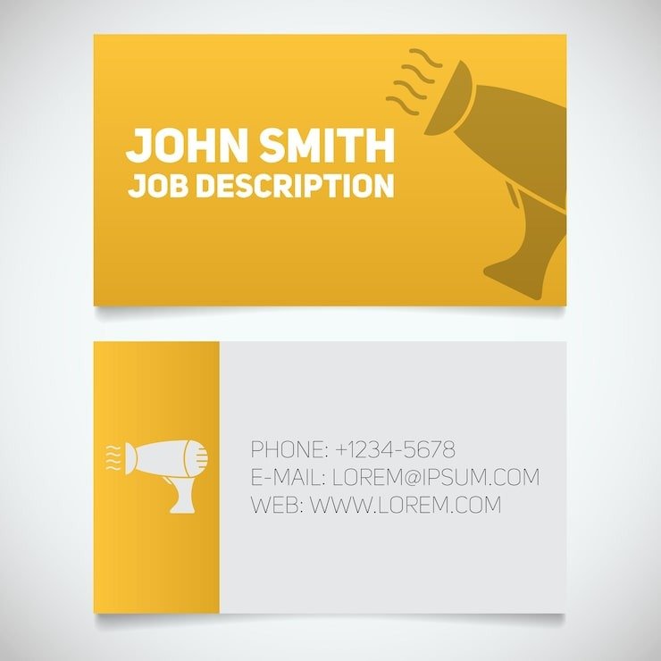 business-card-print-template-with-hair-dryer-logo-hairdresser-stylist-stationery-design-concept-vector-illustration_106317-14036