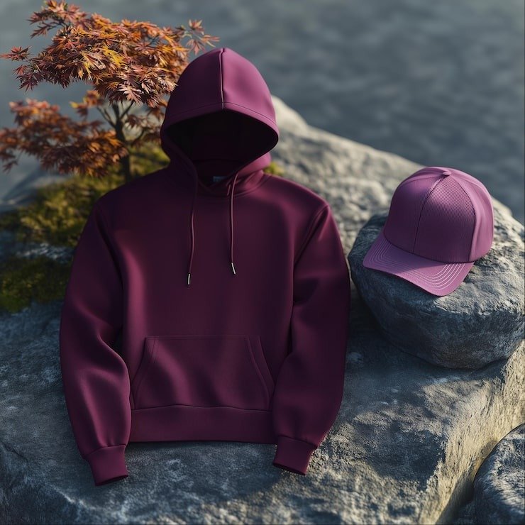maroon-hoodie-mockup-sits-stone-surface-with_691267-1729