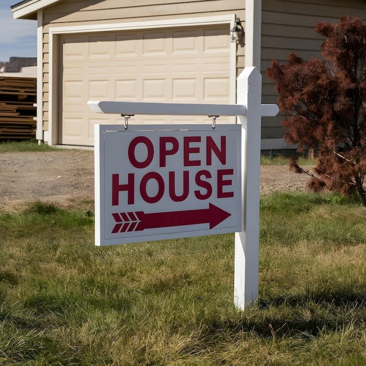 open-house-sign-grassy-yard-house-wooden-planks-view-social-media_795881-59109